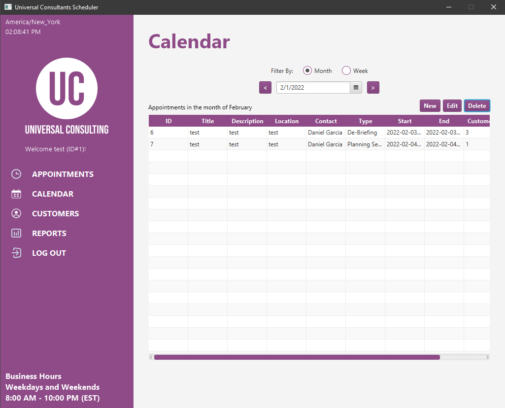 Appointment Scheduler